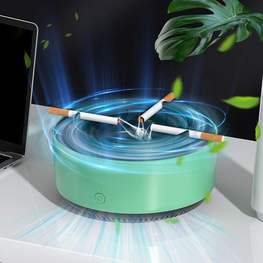 Self extinguishing ashtray - Round - Green