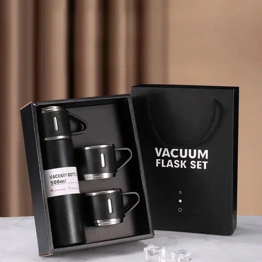 Thermos En Acier Inoxydable 500 ml + 3 Tasses
