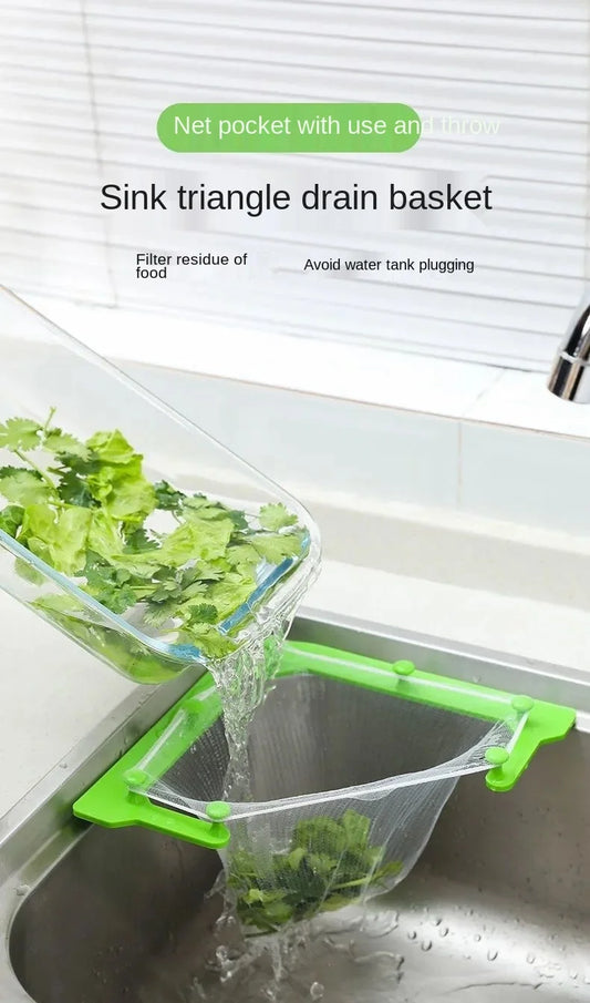 Strainer Kitchen Sink Garbage Filter Net Strainer Basket Triangle