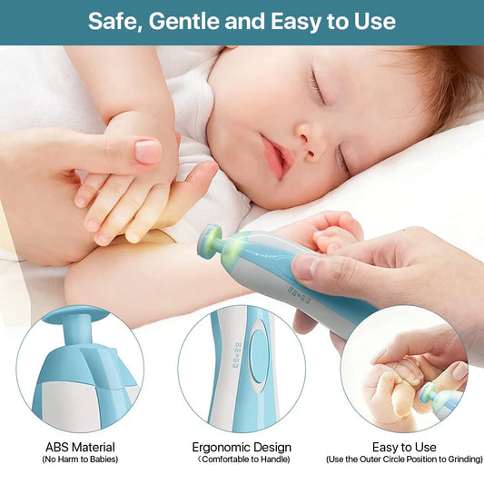 Baby Nail Grinder Electric Six-in-one Multi-head Anti-scratch Nail