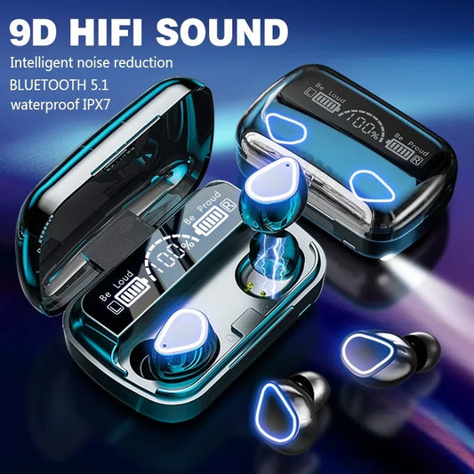 M30 TWS Bluetooth 5.3 Headphones LED Display Wireless