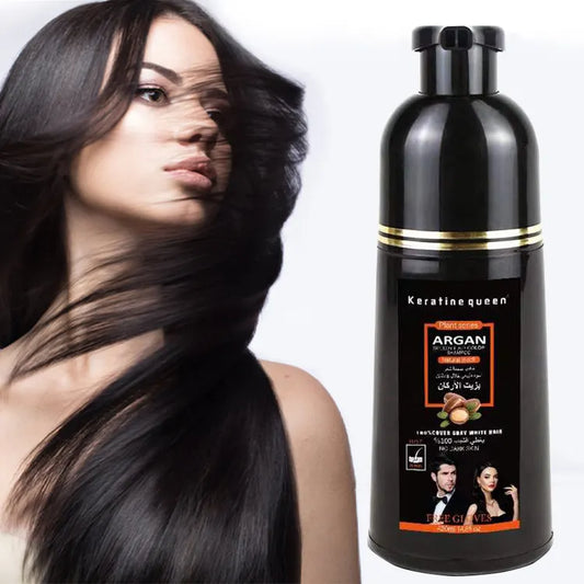 Keratine Queen Argan Speedy Hair Color Shampoo Natural