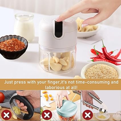 Mini garlic cutter
