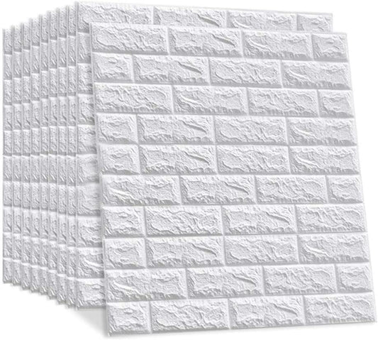 Pack 10 Panneaux décoratif adhésif 3D - 70cm*77cm*6mm