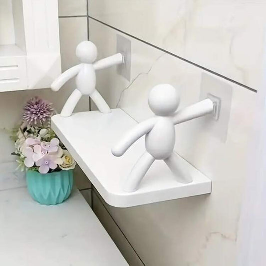 Etagère Murale Auto-adhésive Multifonction en plastique