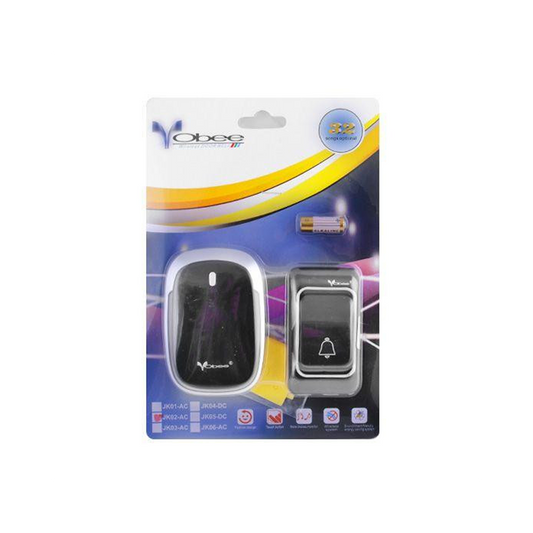 Wireless Door Bell - 32 songs - VOBEE JK02-AC Black