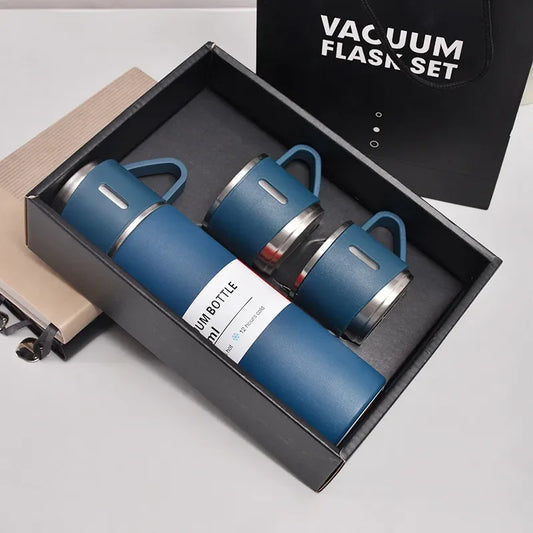 Thermos En Acier Inoxydable 500 ml + 3 Tasses
