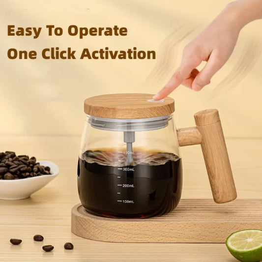 400ML Portable Electric Stirring Coffee Cup Self Stirring Mug