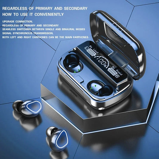M30 TWS Bluetooth 5.3 Headphones LED Display Wireless