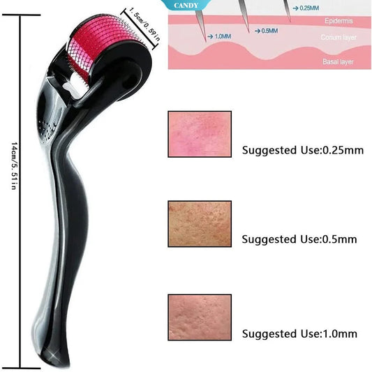 Derma Roller for Hair and Beard Growth Titanium MicroNidle