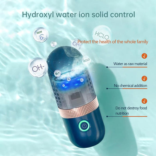 Innovative Fruit and Vegetable Purifier - Your Portable Solution for Fresh, Safe Produce