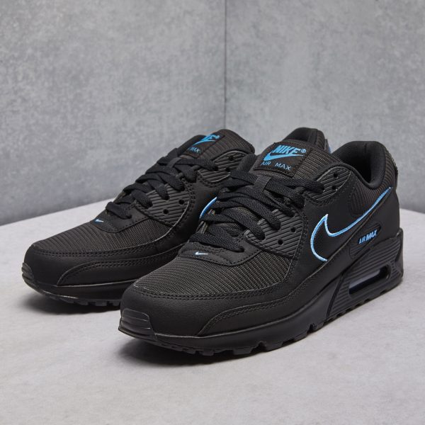 Nike Air Max 90 Black University Blue Tunisie