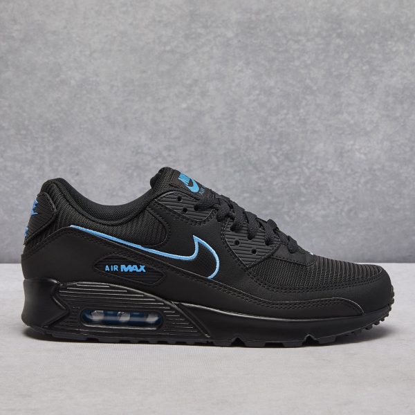 Nike Air Max 90 Black University Blue Tunisie